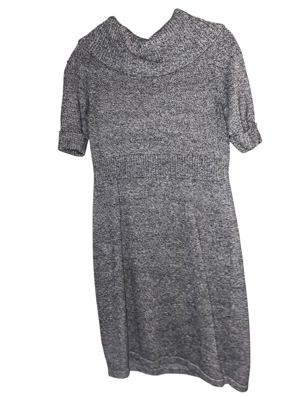 Ann Taylor Gray Knit Midi Dress